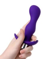 CENSAN Kamet Anal Vibro Plug Beden L  mor 14 cm - Görsel 5