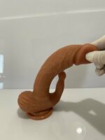 CENSAN Kılitoris Uyarımlı Çift Katmanlı Premium Dildo - Görsel 2