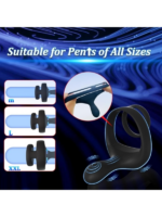 Censan Kumandalı 9 Modlu Titreşimli Penis Halkası - Görsel 3