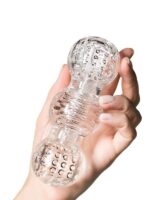 Censan Lingam Masturbator Rashmi, TPE, Şeffaf, 15,5 cm - Görsel 4