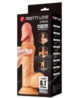 Censan Lisle 8.1 İnç Kıkırdak Yapılı Gerçek Deri Yapılı Dildo