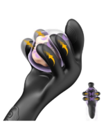 Censan LongZ-Black – Erkekler için 10 Modlu Titreşimli ve 10 Modlu Sıkma Fonksiyonlu Mastürbatör