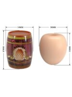 Censan Madeira Fıçı Şeklinde Yumurta Mastürbatör - Görsel 2