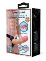 Censan Mavis 5cm Dolgulu Realistik İçi Boş Protez Strapon Belden Bağlamalı