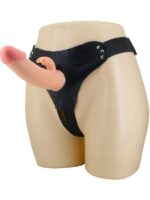 Censan Mavis 5cm Dolgulu Realistik İçi Boş Protez Strapon Belden Bağlamalı - Görsel 3