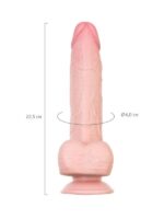Censan My Babe Kıkırdaklı Deri Katmanlı My Dear 22,5 cm Dildo - Görsel 2