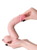 Censan My Babe Kıkırdaklı Deri Katmanlı My Dear 22,5 cm Dildo - Görsel 3
