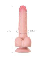 Censan My Babe Kıkırdaklı Deri Katmanlı My Pretty 20 cm Dildo - Görsel 5