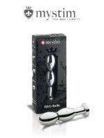 Censan Mystim O(h!)-thello Çelik Anal ve Vajinal Elektirikli Dildo