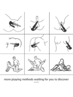 Censan Neue 10 Fonksiyonlu Titreşimli Anal Boncuklu Plug – Kablosuz Kumandalı - Görsel 3