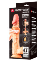 Censan Ortan 9.4 İnç Kıkırdak Yapılı Gerçek Deri Yapılı Dildo