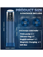 Censan Otomatik Göstergeli RGB Işıklı Penis Pompası - Görsel 3