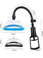 Censan Pussy Pump Premium Fun Çift Başlıklı Vajina & Gööğüs Pompası - Görsel 2