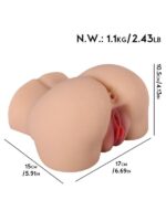 Censan Realistik 1.1 Kg Doggy ve Misyoner Pozisyon Gerçekçi Kalça - Görsel 2