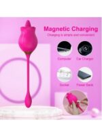 Censan Rose 2'si 1 Arada Dilli Gül Vibratör - Görsel 3