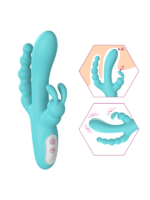 Censan S-Hande 3'ü 1 Arada Tavşan Vibratör – Mavi