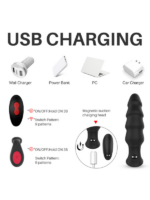 Censan S-Hande Dragon-Rct Kumandalı 9 Fonksiyonlu Titreşimli Şarjlı Double Vibratör - Görsel 5