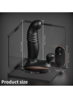 Censan S-Hande Eye of Horus Rct Şarjlı Kumandalı Perine ve Uyarıcı İleri Geri Hareketli 2 in 1 Vibratör - Görsel 4