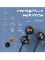 Censan S-Hande Gem Şarjlı Ağırlıklı Güçlü Titreşimli Vajina Kas Geliştirici Kegel Egzersiz Vajinal Topları - Görsel 2