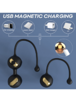 Censan S-Hande Gem Şarjlı Ağırlıklı Güçlü Titreşimli Vajina Kas Geliştirici Kegel Egzersiz Vajinal Topları - Görsel 4