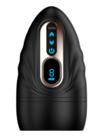 Censan Şarjlı Isıtmalı ve Titreşimli Silikon Dudak Girişli Otomatik Oral Mastürbatör