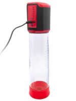 Censan Şarjlı LCD Göstergeli Otomatik Penis Pompası - Kırmızı - Görsel 3