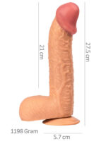 Censan Shyplay Büyük Boy Dildo Penis 27.5cm - Görsel 3