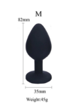 Censan Silikon Anal Tıkaç M Boy