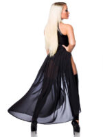 Censan Siyah Deri Harness Fantezi Kostüm - Görsel 3