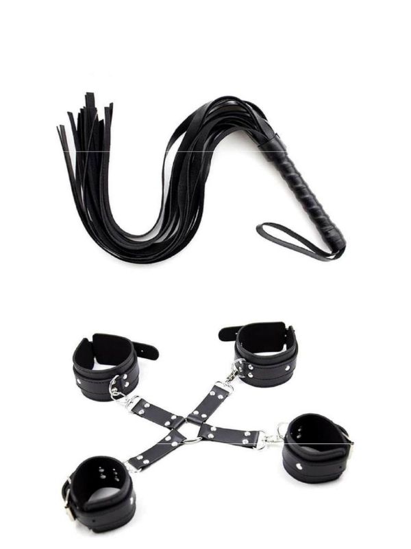 censan-siyah-kelepce-kirbac-set-234221-1-2 Censan Siyah Kelepçe Kırbaç Set - Görsel 1