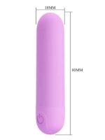 Censan Stefan Mini Massager Bullet Vibratör Mor - Görsel 2