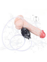 Censan Su Fışkırtma Fonksiyonlu Gerçekçi Vantuzlu Dildo - Görsel 4