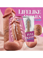 Censan SuperLove Realistik Dual Density Dildo – 21 cm Güçlü Emme Tabanlı Vücut Dostu Silikon - Görsel 4