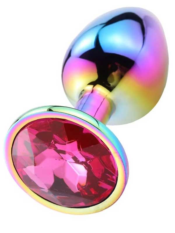 censan-tasli-cok-renkli-celik-anal-plug-kucuk-boy-13496-1-1 Censan Taşlı Çok Renkli Çelik Anal Plug - Küçük Boy - Görsel 1