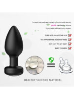 Censan Telefon Kontrollü Titreşimli Anal plug 1 - Görsel 3