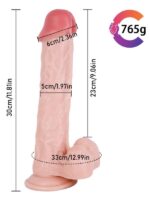 Censan Ten Rengi 30 cm Dildo Model No:1078 - Görsel 2