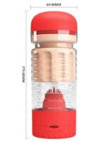 Censan Theresa Kırmızı Vajina & Dil Mastürbatör - Görsel 2