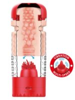 Censan Theresa Kırmızı Vajina & Dil Mastürbatör - Görsel 4