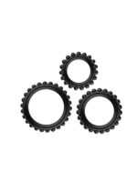 Censan Titan 3&apos;lü Siyah Esnek Penis Halkası Seti - Görsel 2