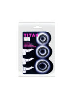 Censan Titan 3&apos;lü Siyah Esnek Penis Halkası Seti - Görsel 5