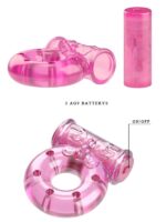 Censan Titreşimli Penis Halkası Pink Lovers - Görsel 5