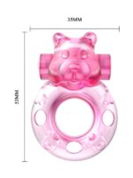 Censan Titreşimli Penis Halkası Sweet Bear - Görsel 3