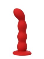 Censan ToDo Favorite Anal Plug Silikon Kırmızı 13 cm 2,8 cm - Görsel 2
