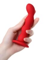 Censan ToDo Favorite Anal Plug Silikon Kırmızı 13 cm 2,8 cm - Görsel 4