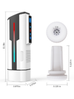 Censan Traveler 2 Generation – Isıtmalı, İnleme Sesli, İleri Geri Hareketli, Emiş ve Titreşimli Otomatik Mastürbatör - Görsel 2