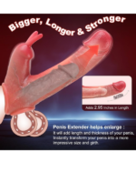 Censan Uzaktan Kumandalı Tavşan Penis Kılıfı - Görsel 3