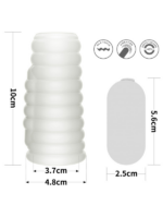 Censan Vibrating Wave Knights Ring (Beyaz) - Görsel 5