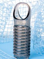 Censan Xlover Penis Kılıfı Boyut Arttırıcı Siyah Şeffaf 11 cm - Görsel 3