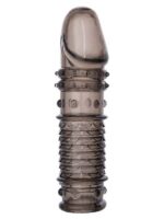 Censan XLover Penis Kılıfı TPE Siyah Şeffaf 13,5 cm