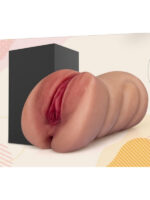 Censan Yeni Nesil Gerçekçi Çift Girişli Anal Vajinal Melez Mastürbatör - Görsel 4